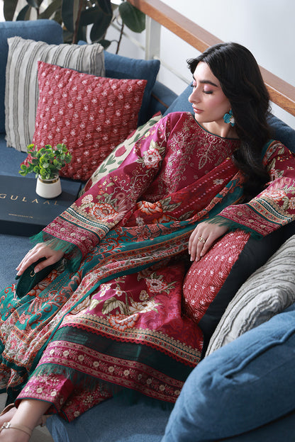 Gulaal | Delia Lawn | Hilyn - Luxury Dress - available at Maria Faisal in UK and USA.