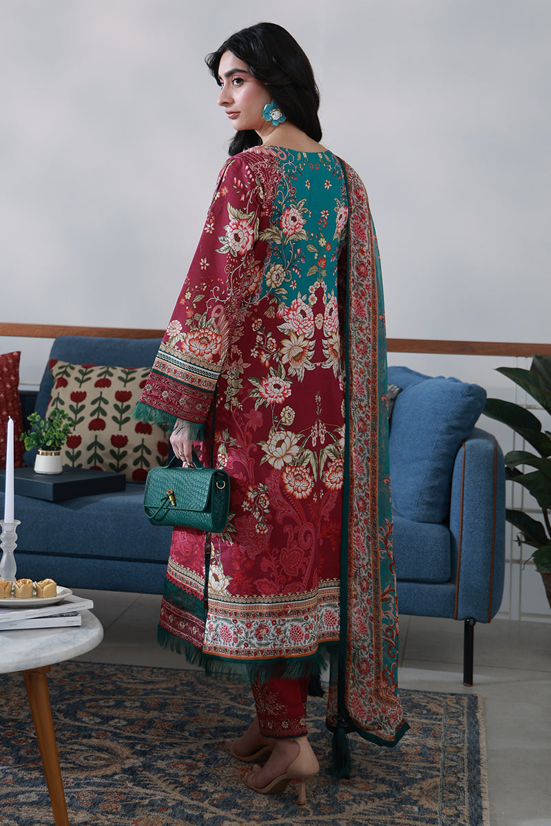Gulaal | Delia Lawn | Hilyn - Luxury Dress - available at Maria Faisal in UK and USA.