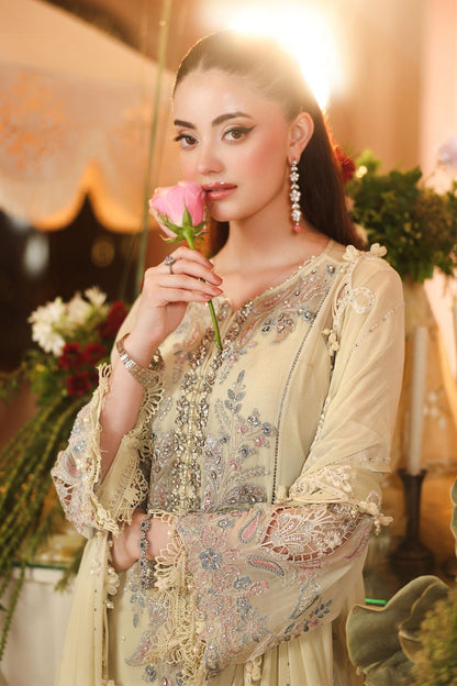 Maria B | Royale Tea Affair | MPC-26-208-Pastle Sunshine - Formal Dress - available at Maria Faisal in UK and USA.