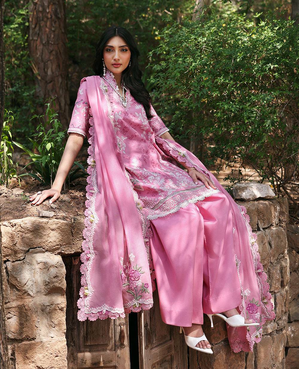 Republic Womenswear | Talia Luxury Lawn 25 | D8-A - Revaa by Maria Faisal - Registered Vendor of : Republic Womenswear - type : Ladies Clothes - 100% original wedding dresses