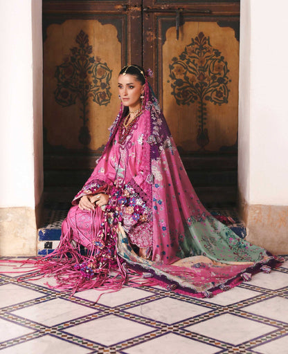 Republic Womenswear | Reine Luxury Lawn 26 | Aria - Dress - available at Maria Faisal in UK and USA.