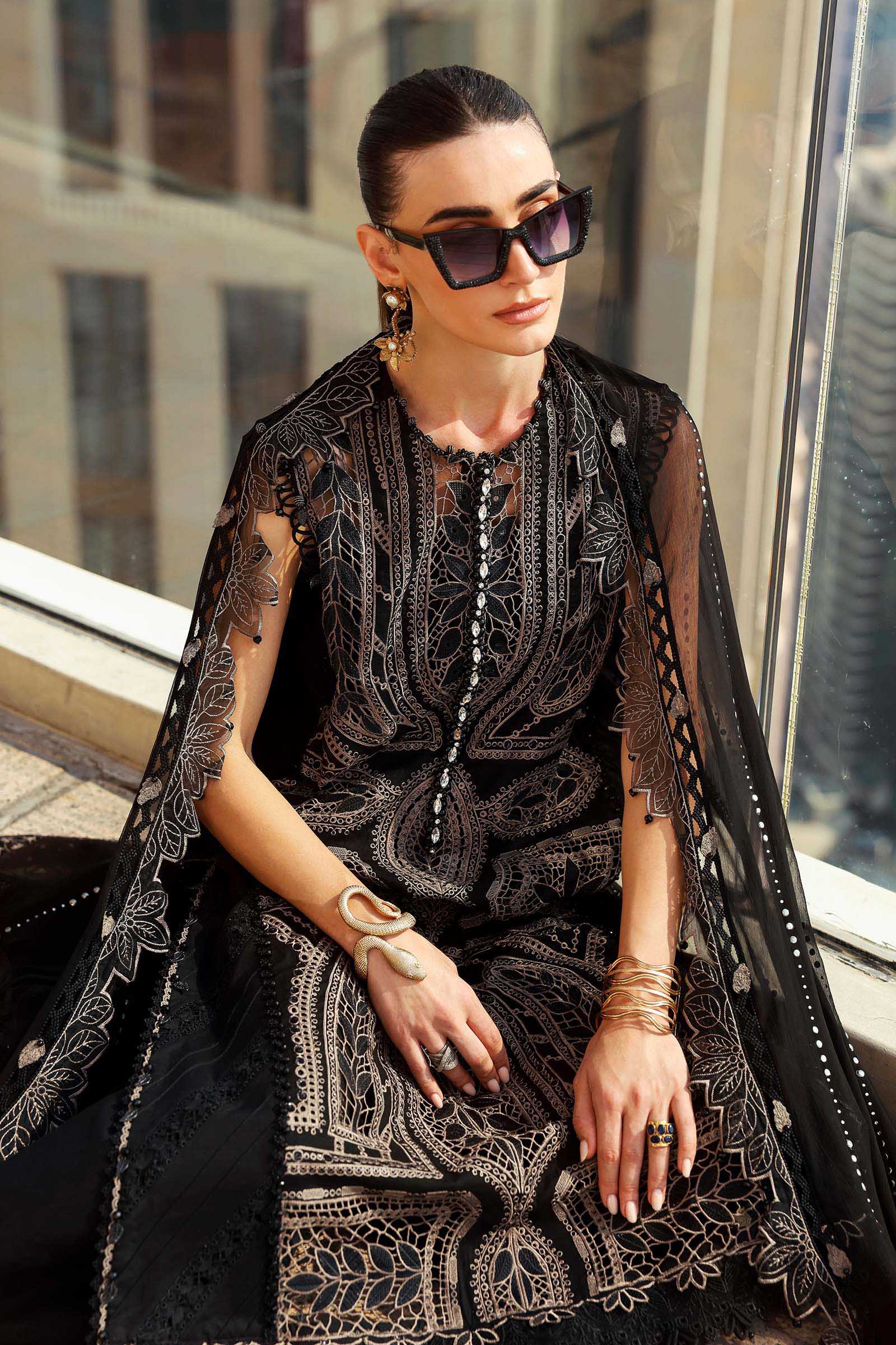 Maria B | Lawn 26 | D-2608-B - Luxury Dress - available at Maria Faisal in UK and USA.