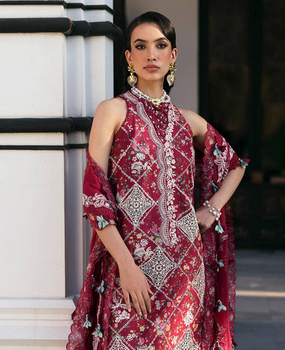 Republic Womenswear | Kalani Eid Luxury Lawn 25 | D8-B - Lyanna by Maria Faisal - Registered Vendor of : Republic Womenswear - type : Ladies Clothes - 100% original wedding dresses