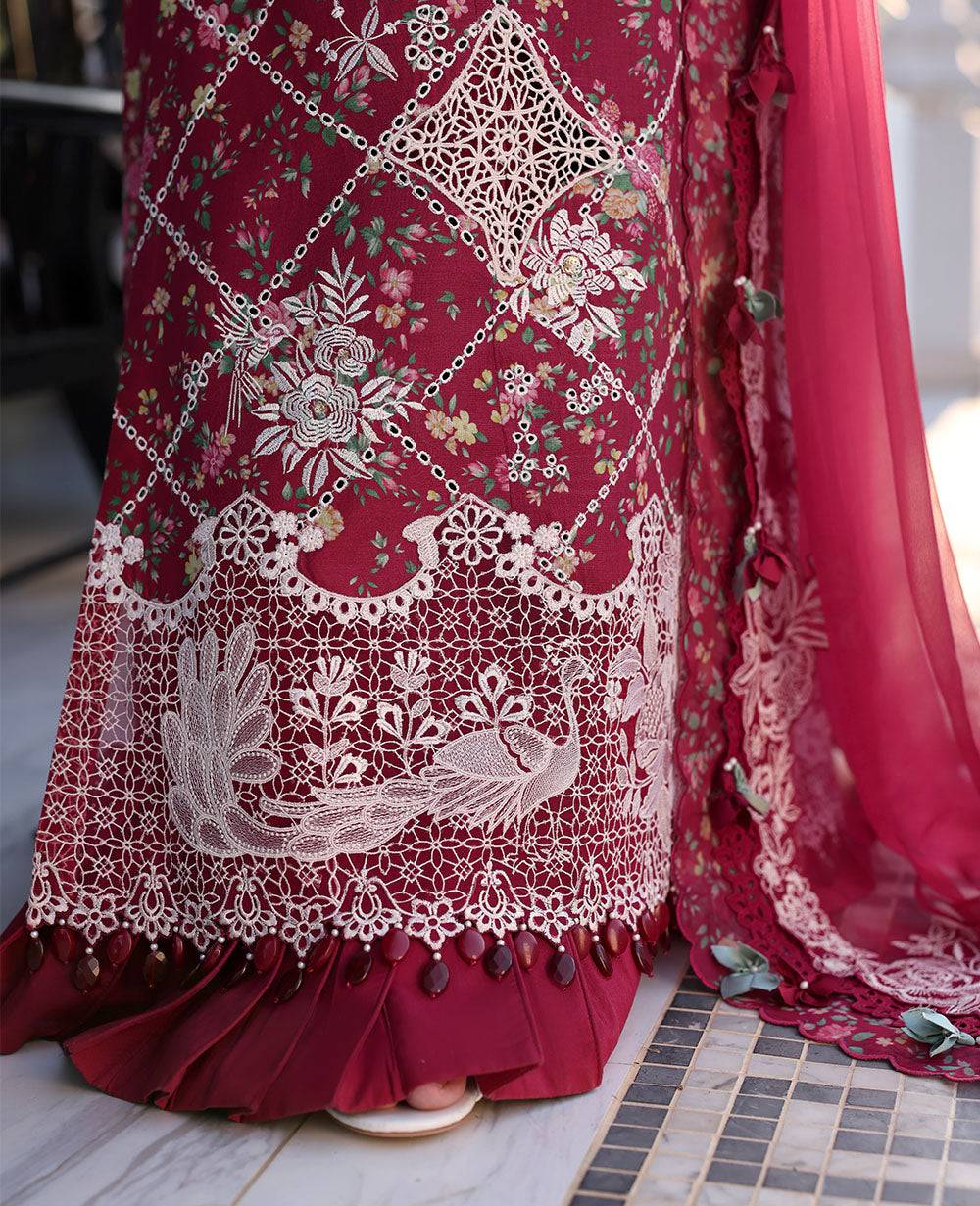Republic Womenswear | Kalani Eid Luxury Lawn 25 | D8-B - Lyanna by Maria Faisal - Registered Vendor of : Republic Womenswear - type : Ladies Clothes - 100% original wedding dresses