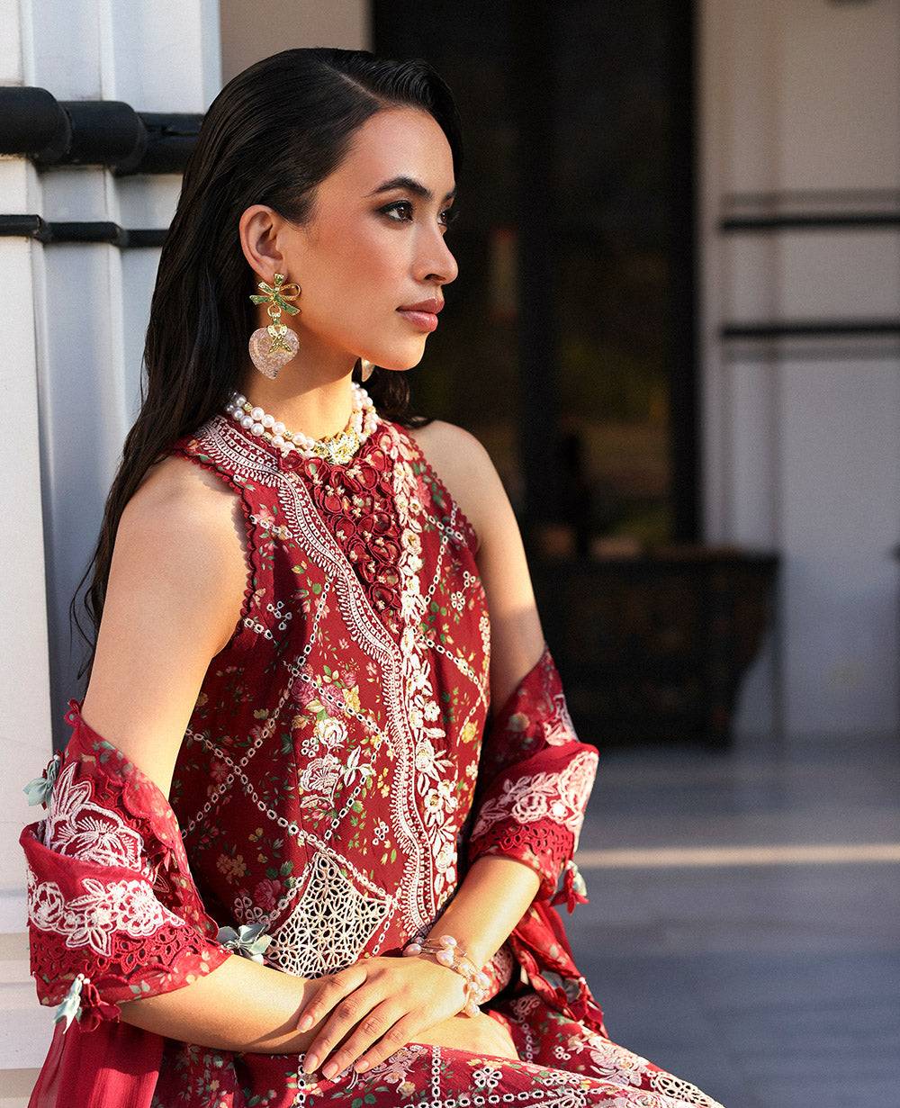 Republic Womenswear | Kalani Eid Luxury Lawn 25 | D8-B - Lyanna by Maria Faisal - Registered Vendor of : Republic Womenswear - type : Ladies Clothes - 100% original wedding dresses