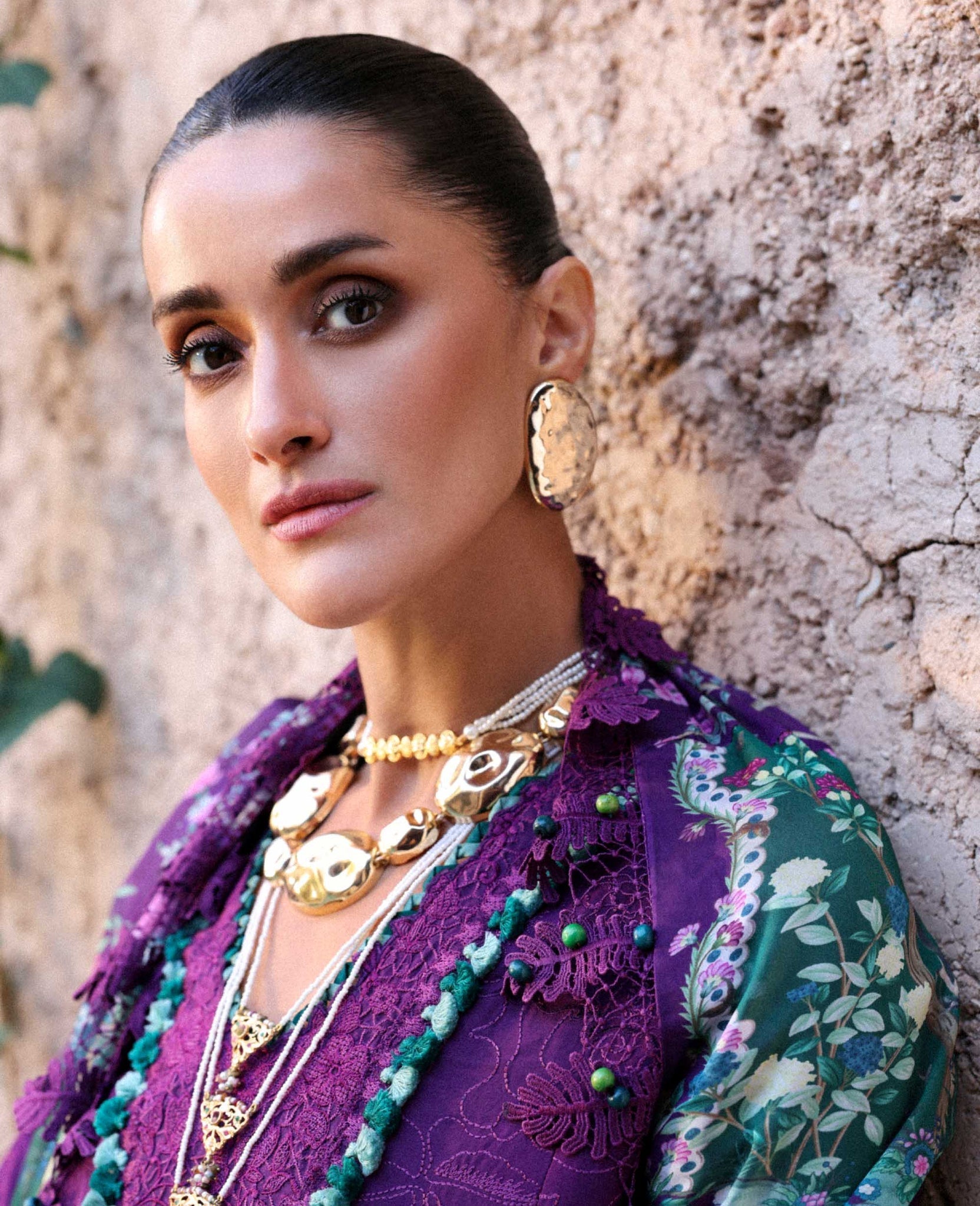 Republic Womenswear | Reine Luxury Lawn 26 | Nia - Dress - available at Maria Faisal in UK and USA.