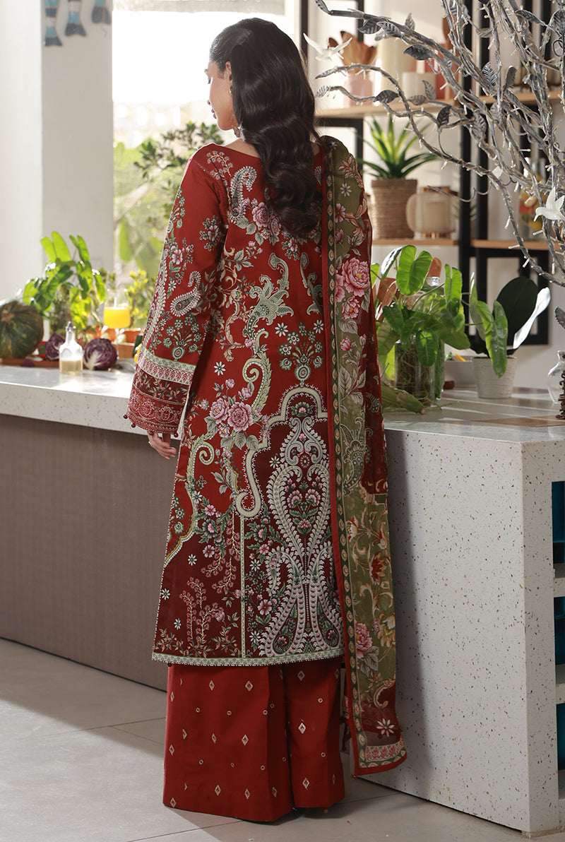 Gulaal | Delia Lawn 26 | Sia - Luxury Dress - available at Maria Faisal in UK and USA.