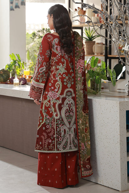 Gulaal | Delia Lawn 26 | Sia - Luxury Dress - available at Maria Faisal in UK and USA.