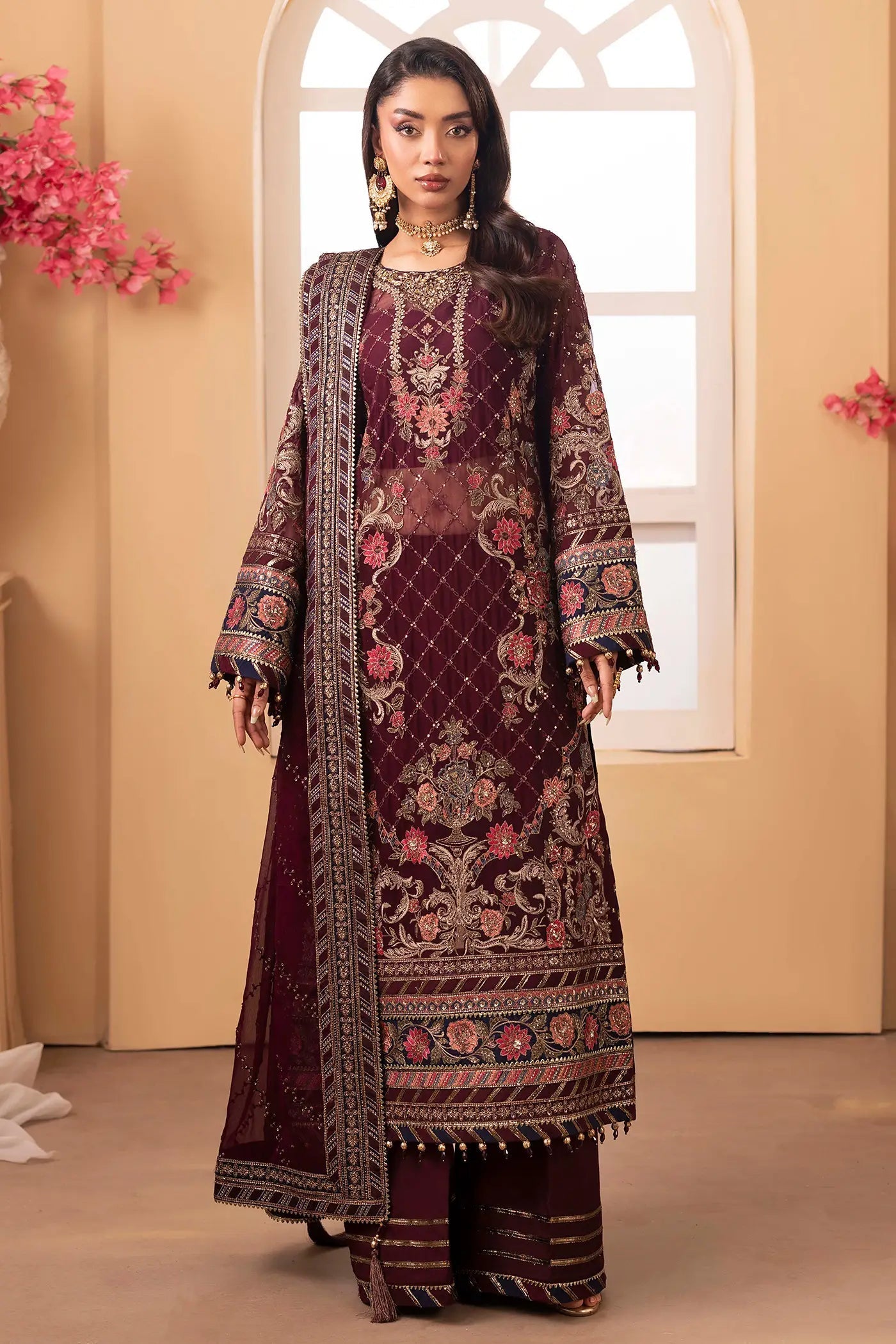 Adans Libas | Barroco Formals 25 | Barroco 1558 - Formal Dress - available at Maria Faisal in UK and USA.