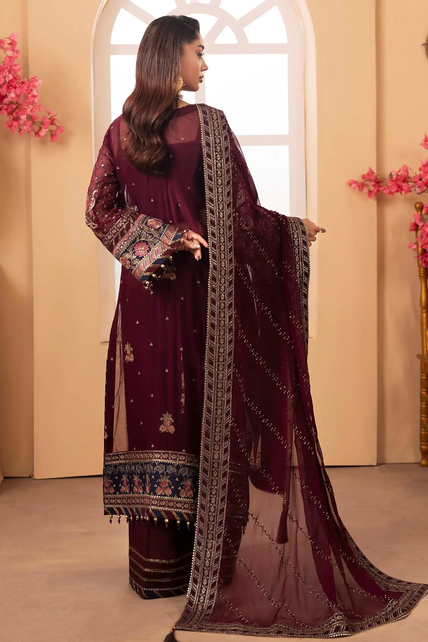 Adans Libas | Barroco Formals 25 | Barroco 1558 - Formal Dress - available at Maria Faisal in UK and USA.