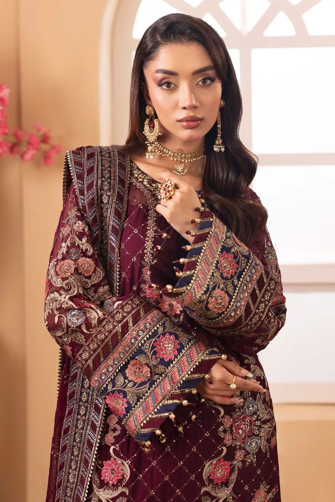 Adans Libas | Barroco Formals 25 | Barroco 1558 - Formal Dress - available at Maria Faisal in UK and USA.