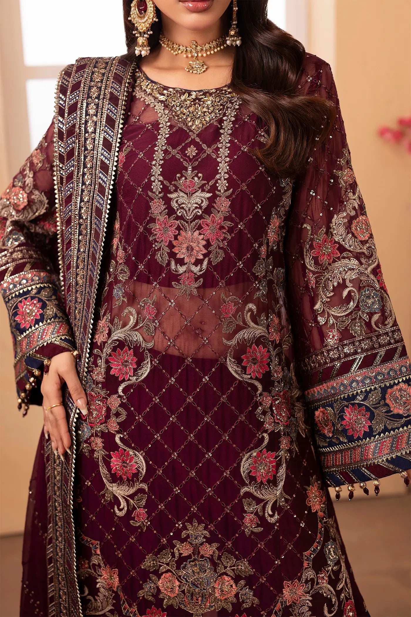 Adans Libas | Barroco Formals 25 | Barroco 1558 - Formal Dress - available at Maria Faisal in UK and USA.