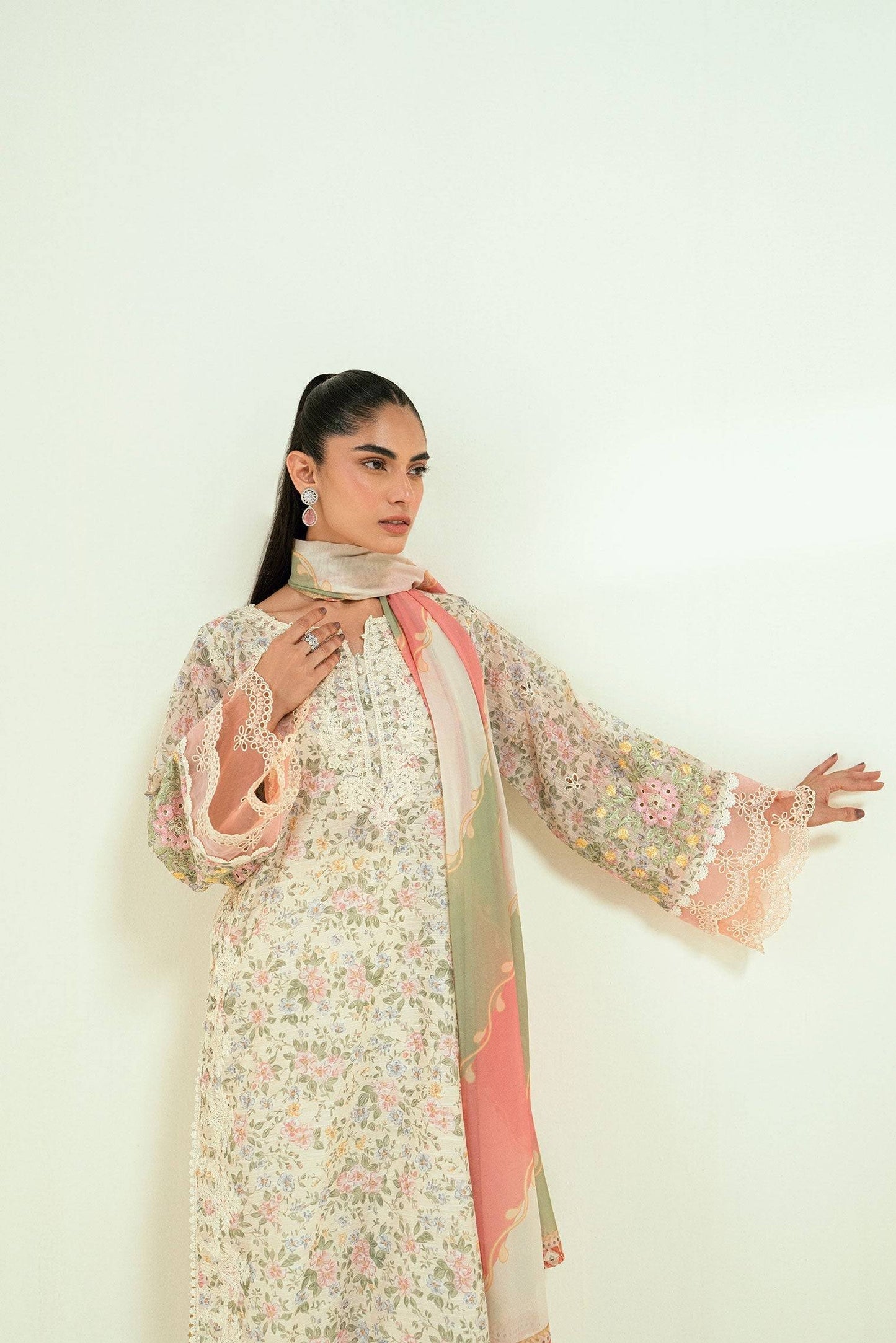 Dhanak | Signature Pret | SS24DA-2592 OFF-WHITE by Maria Faisal - Registered Vendor of : Dhanak - type : Ladies Clothes - 100% original wedding dresses