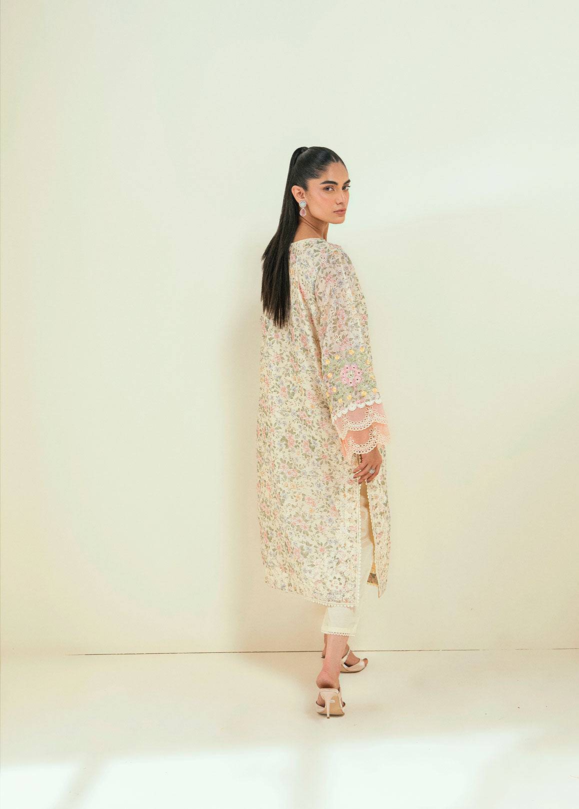 Dhanak | Signature Pret | SS24DA-2592 OFF-WHITE by Maria Faisal - Registered Vendor of : Dhanak - type : Ladies Clothes - 100% original wedding dresses