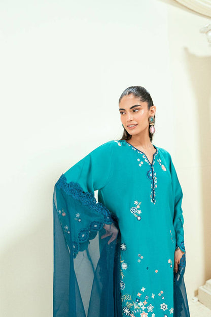 Dhanak | Signature Pret | SS25DA-2699 C-GREEN by Maria Faisal - Registered Vendor of : Dhanak - type : Ladies Clothes - 100% original wedding dresses
