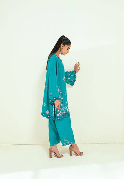 Dhanak | Signature Pret | SS25DA-2699 C-GREEN by Maria Faisal - Registered Vendor of : Dhanak - type : Ladies Clothes - 100% original wedding dresses