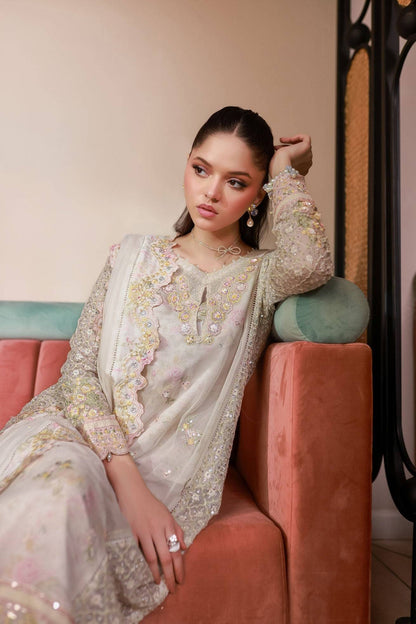 Dhanak | Chiffon Pret | SS25DA-2711 by Maria Faisal - Registered Vendor of : Dhanak - type : Ladies Clothes - 100% original wedding dresses