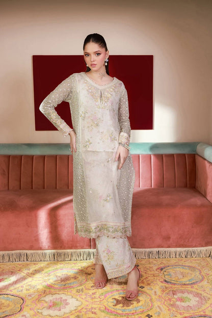 Dhanak | Chiffon Pret | SS25DA-2711 by Maria Faisal - Registered Vendor of : Dhanak - type : Ladies Clothes - 100% original wedding dresses