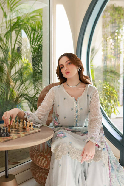 Dhanak | Chiffon Pret | SS25DA-2715 by Maria Faisal - Registered Vendor of : Dhanak - type : Ladies Clothes - 100% original wedding dresses