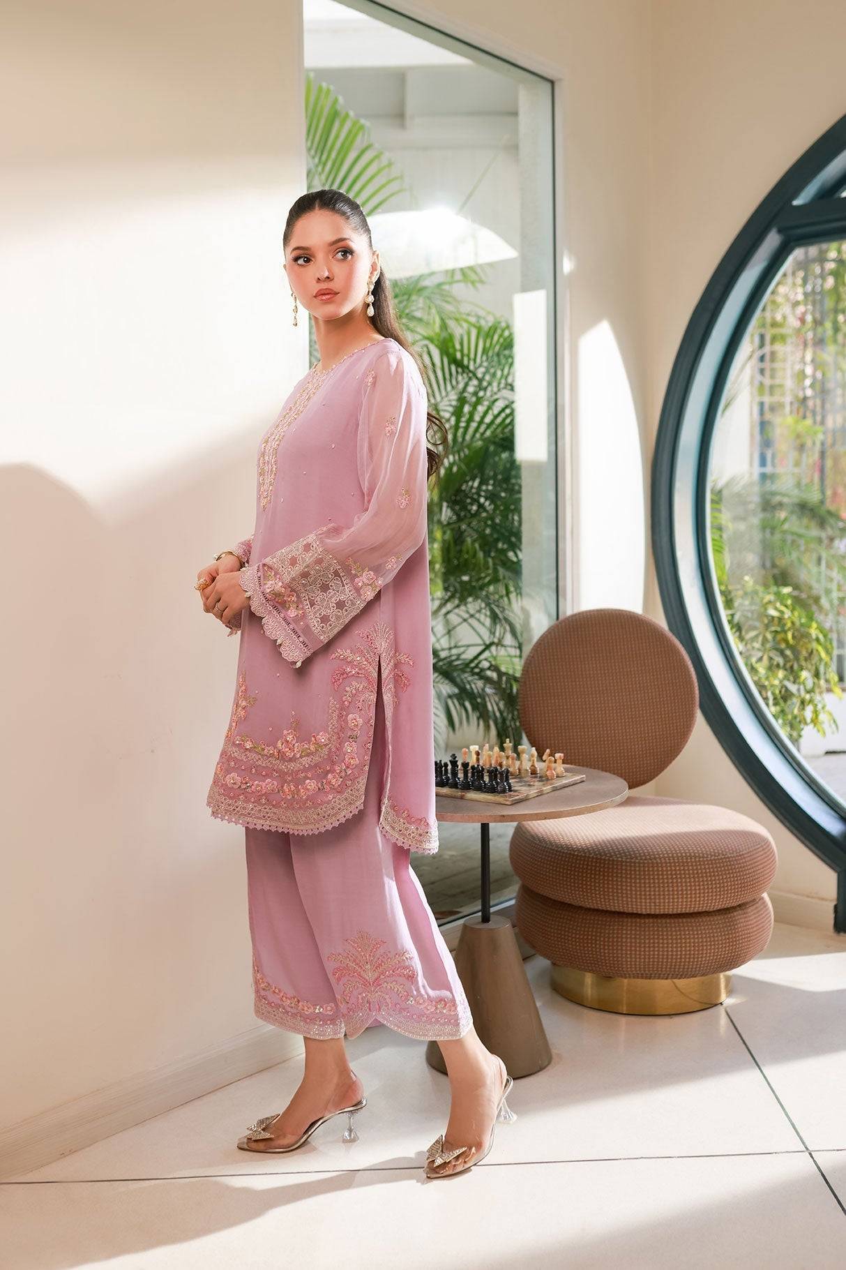 Dhanak | Chiffon Pret | SS25DA-2718 by Maria Faisal - Registered Vendor of : Dhanak - type : - 100% original wedding dresses