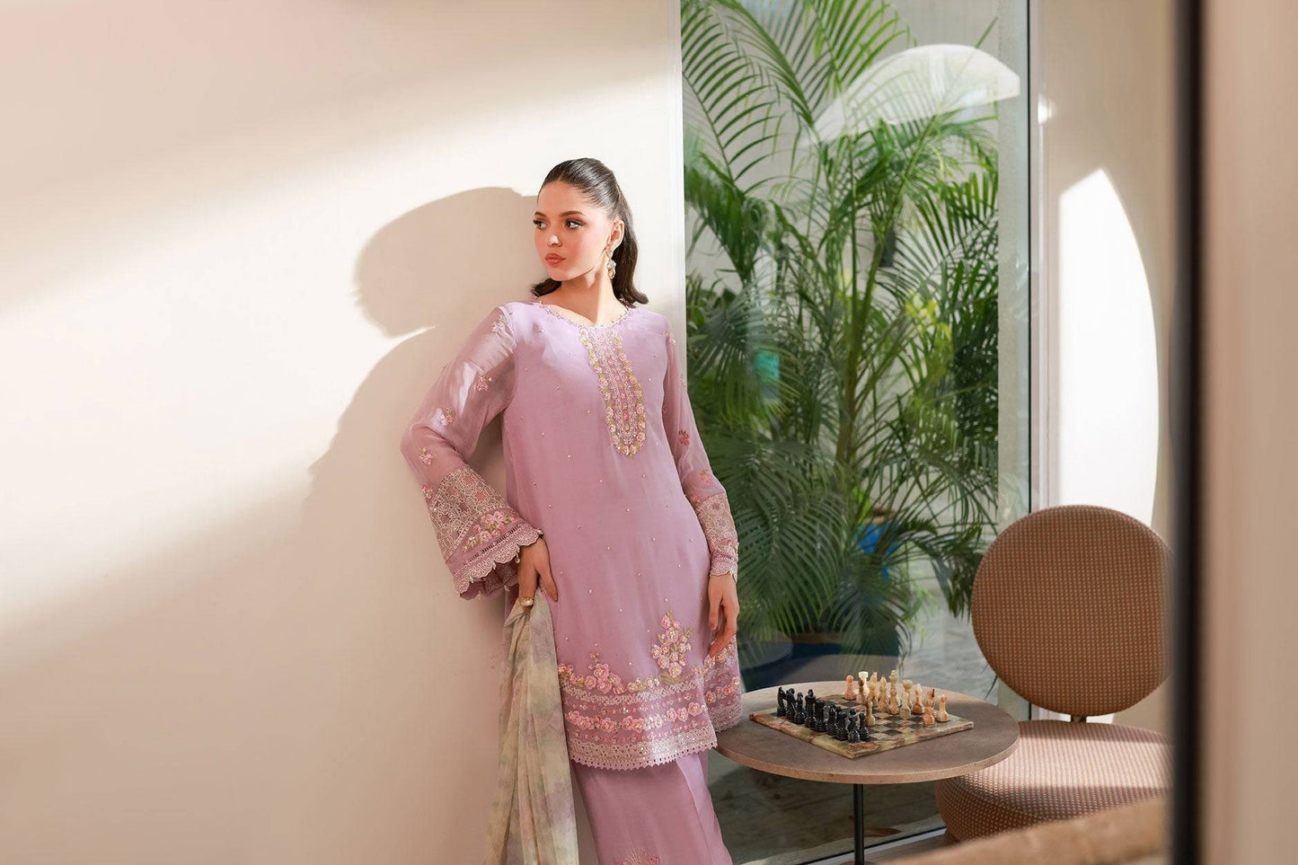 Dhanak | Chiffon Pret | SS25DA-2718 by Maria Faisal - Registered Vendor of : Dhanak - type : - 100% original wedding dresses