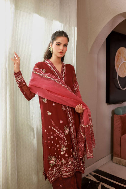 Dhanak | Chiffon Pret | SS25DA-2719 by Maria Faisal - Registered Vendor of : Dhanak - type : Ladies Clothes - 100% original wedding dresses