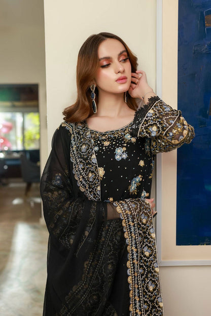 Dhanak | Chiffon Pret | SS25DA-2720 by Maria Faisal - Registered Vendor of : Dhanak - type : Ladies Clothes - 100% original wedding dresses