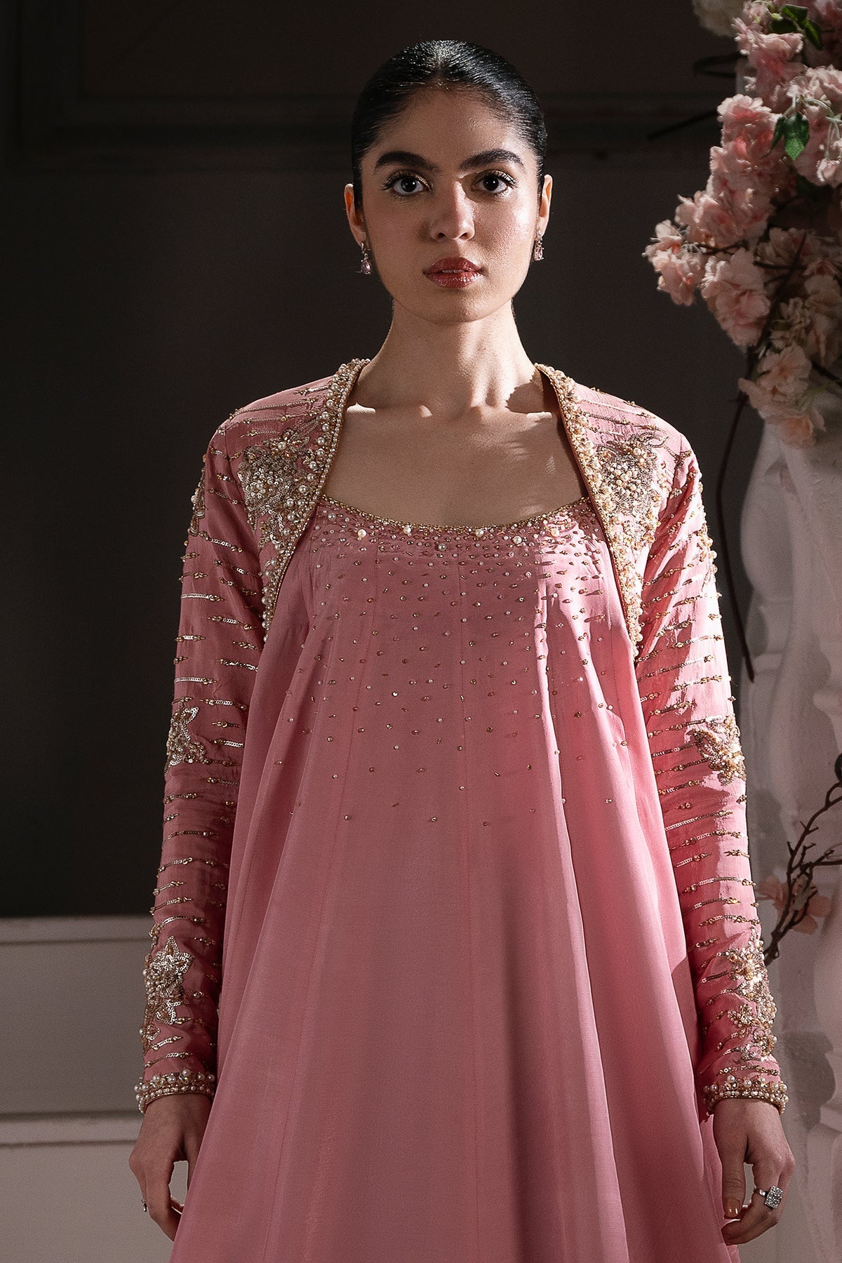 Mina Kashif | Emilie Formals | Audra - Formal Dress - available at Maria Faisal in UK and USA.