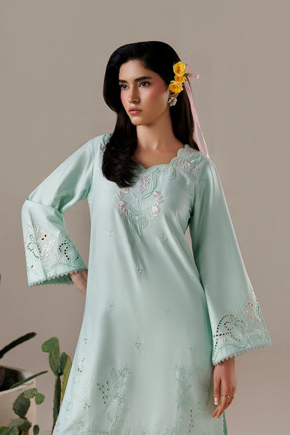 Azure | Chic Essentials |Dew Drop - Casual Dress - available at Maria Faisal in UK and USA.