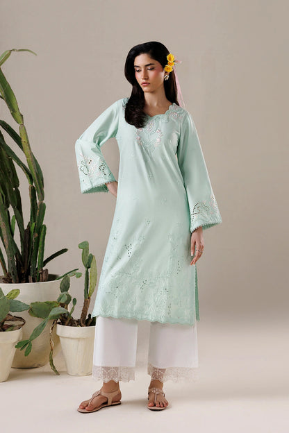 Azure | Chic Essentials |Dew Drop - Casual Dress - available at Maria Faisal in UK and USA.