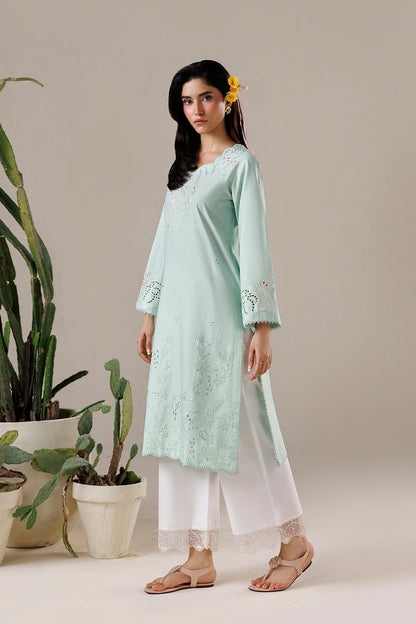 Azure | Chic Essentials |Dew Drop - Casual Dress - available at Maria Faisal in UK and USA.