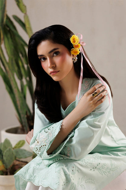 Azure | Chic Essentials |Dew Drop - Casual Dress - available at Maria Faisal in UK and USA.