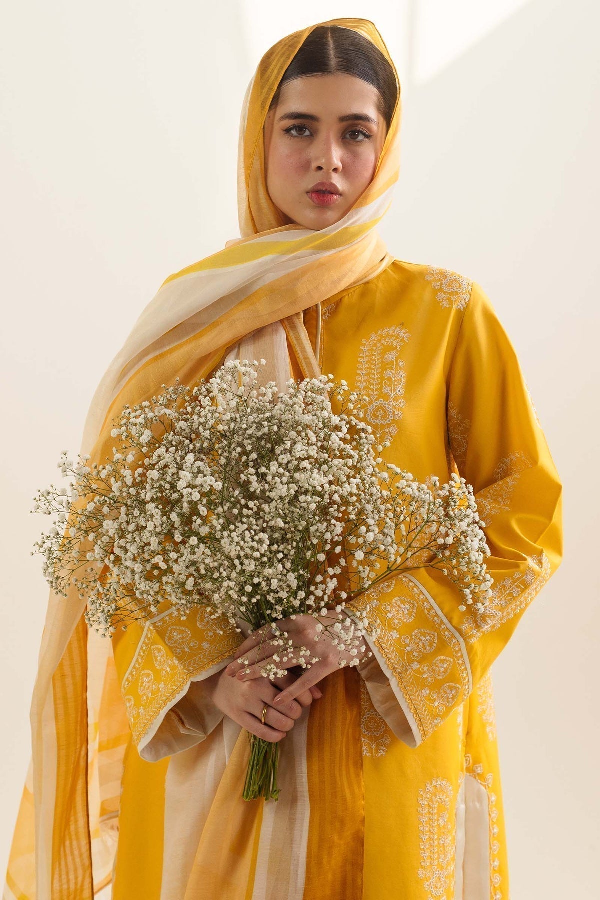 Zara Shahjahan | Coco Lawn Vol 2 | DIARA-4A - Designer Dress with Intricate embroidery and embellishments. Shop elegent wedding dress at Maria Faisal.