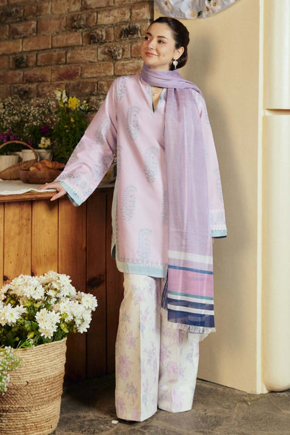 Zara Shahjahan | Coco Lawn Vol 2 | DIARA-4B - Designer Dress with Intricate embroidery and embellishments. Shop elegent wedding dress at Maria Faisal.