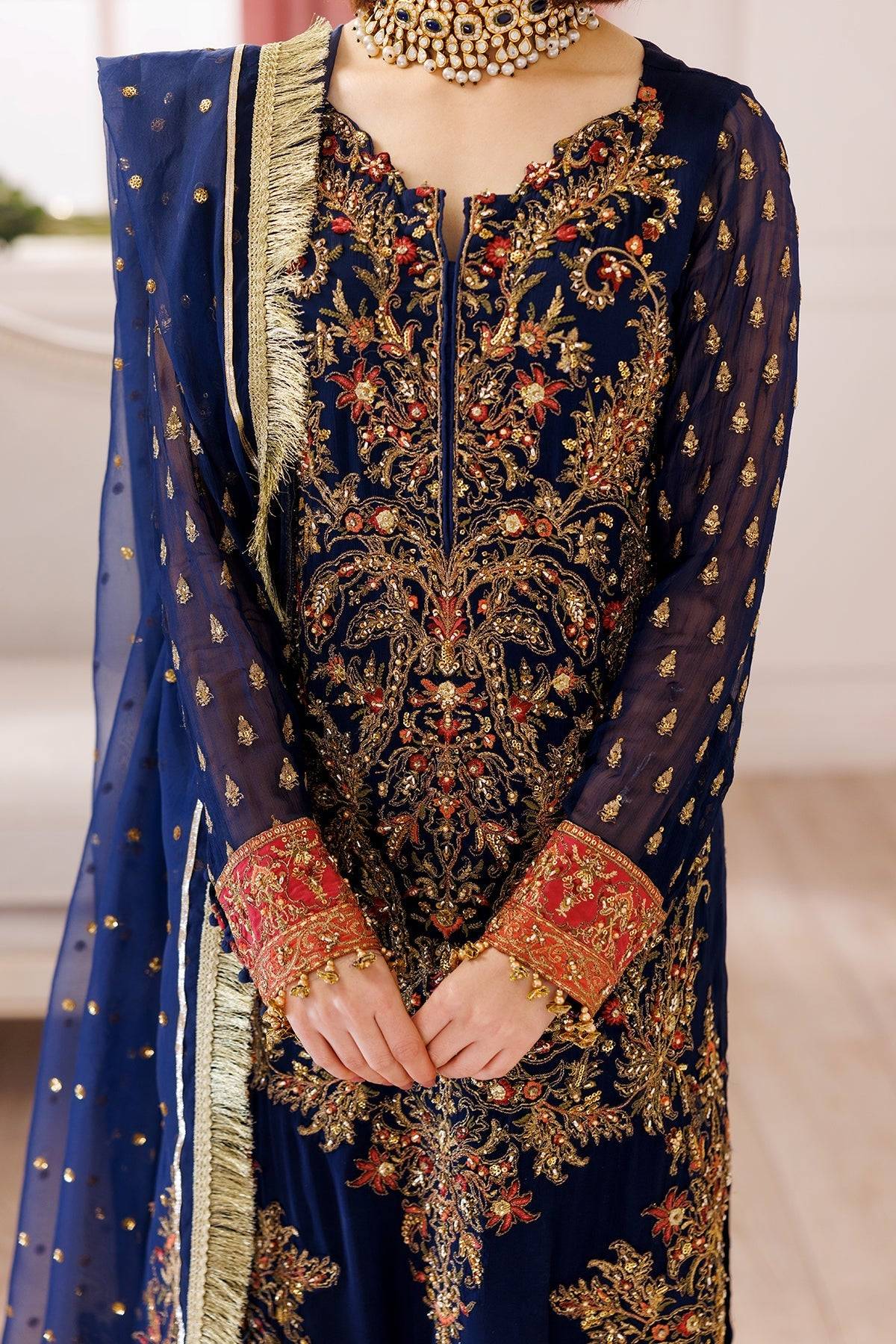 Charizma | Dastaan e Jashaan Formals 25 | DJ5-07 by Maria Faisal - Registered Vendor of : Charizma - type : Ladies Clothes - 100% original wedding dresses