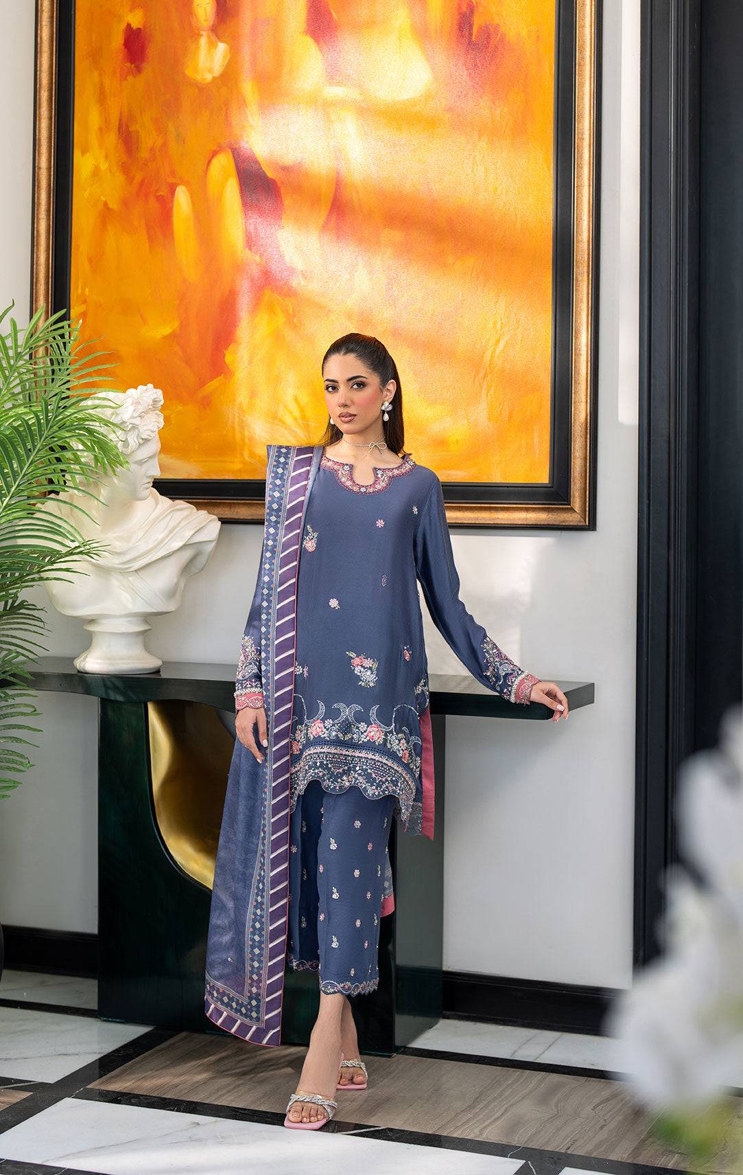 Dhanak | SS 25 Luxury Pret | SS25DL-0312 by Maria Faisal - Registered Vendor of : Dhanak - type : Ladies Clothes - 100% original wedding dresses