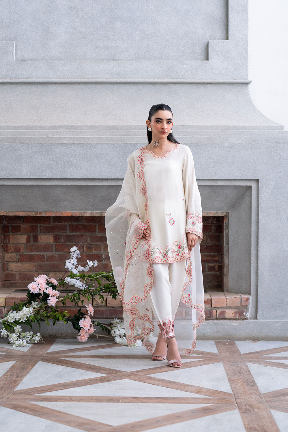 Dhanak | SS 25 Luxury Pret | SS25DL-0317 - Ladies Clothes - Maria Faisal