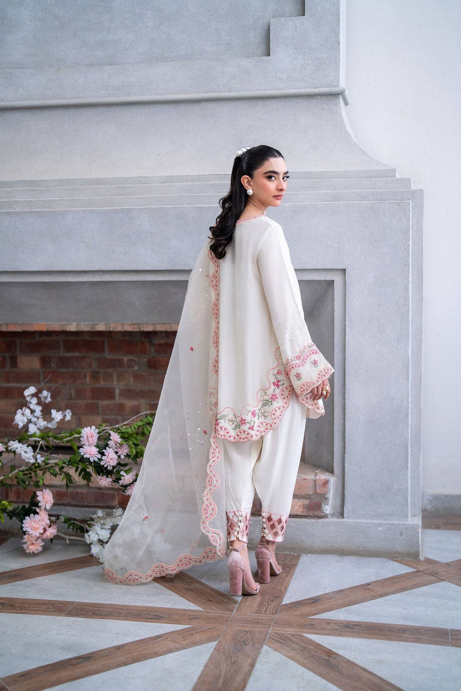 Dhanak | SS 25 Luxury Pret | SS25DL-0317 by Maria Faisal - Registered Vendor of : Dhanak - type : Ladies Clothes - 100% original wedding dresses