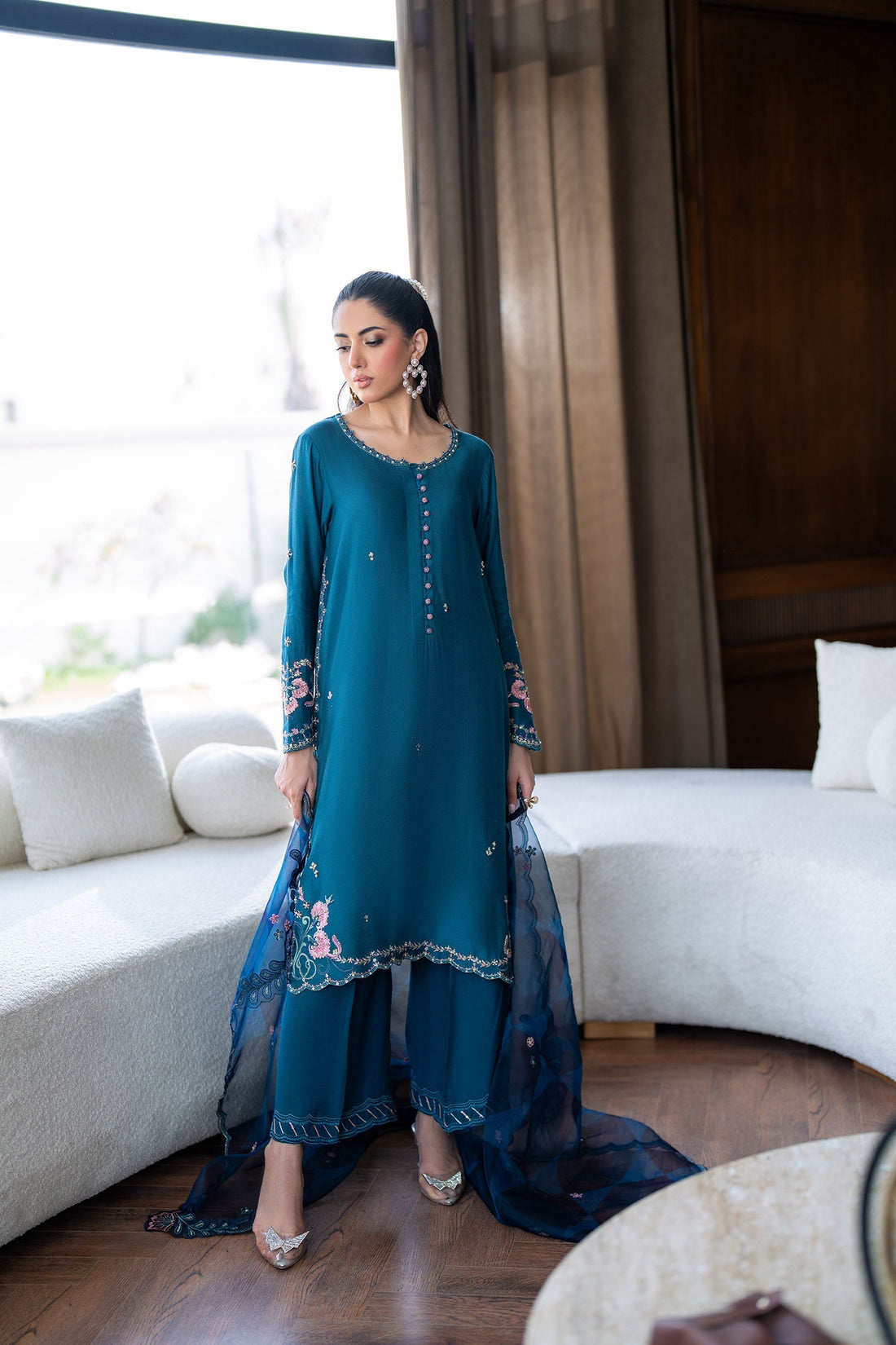 Dhanak | SS 25 Luxury Pret | SS25DL-0315 - Ladies Clothes - Maria Faisal