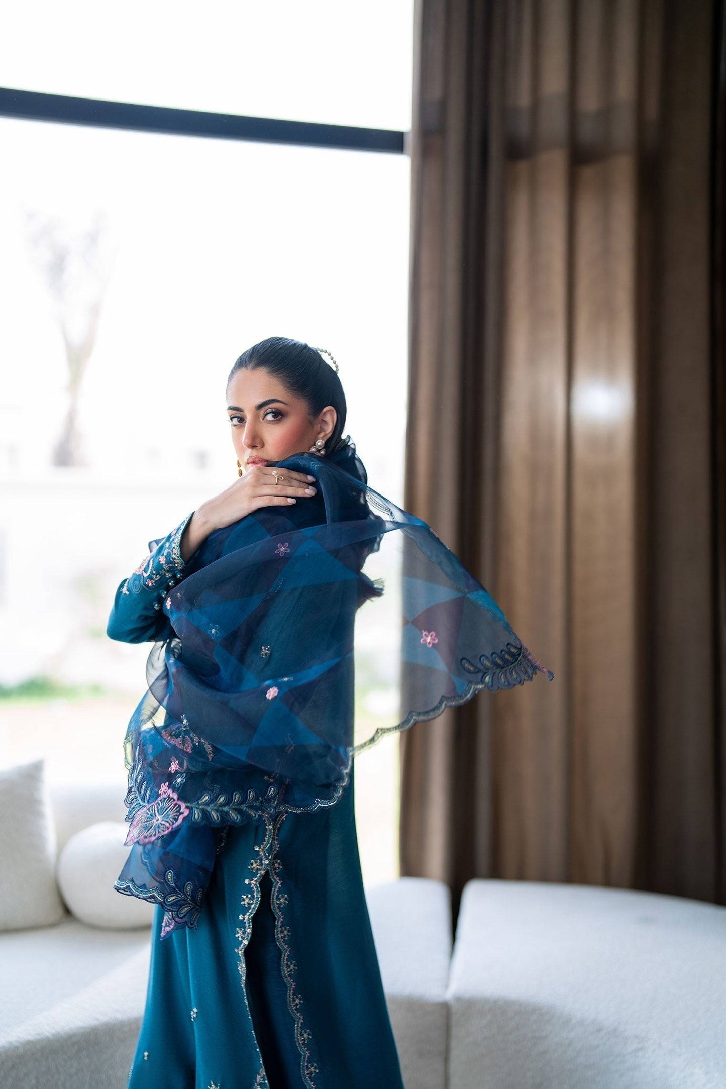 Dhanak | SS 25 Luxury Pret | SS25DL-0315 by Maria Faisal - Registered Vendor of : Dhanak - type : Ladies Clothes - 100% original wedding dresses