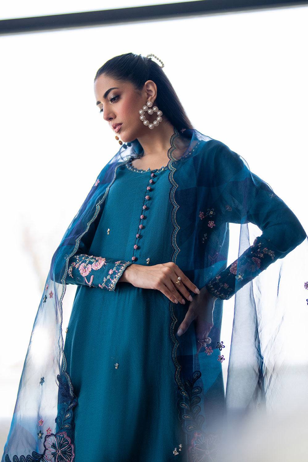 Dhanak | SS 25 Luxury Pret | SS25DL-0315 by Maria Faisal - Registered Vendor of : Dhanak - type : Ladies Clothes - 100% original wedding dresses