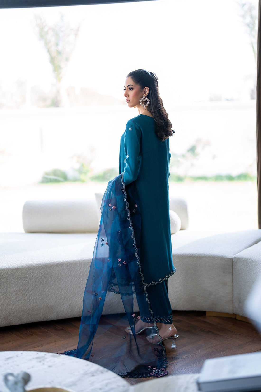 Dhanak | SS 25 Luxury Pret | SS25DL-0315 - Ladies Clothes - Maria Faisal