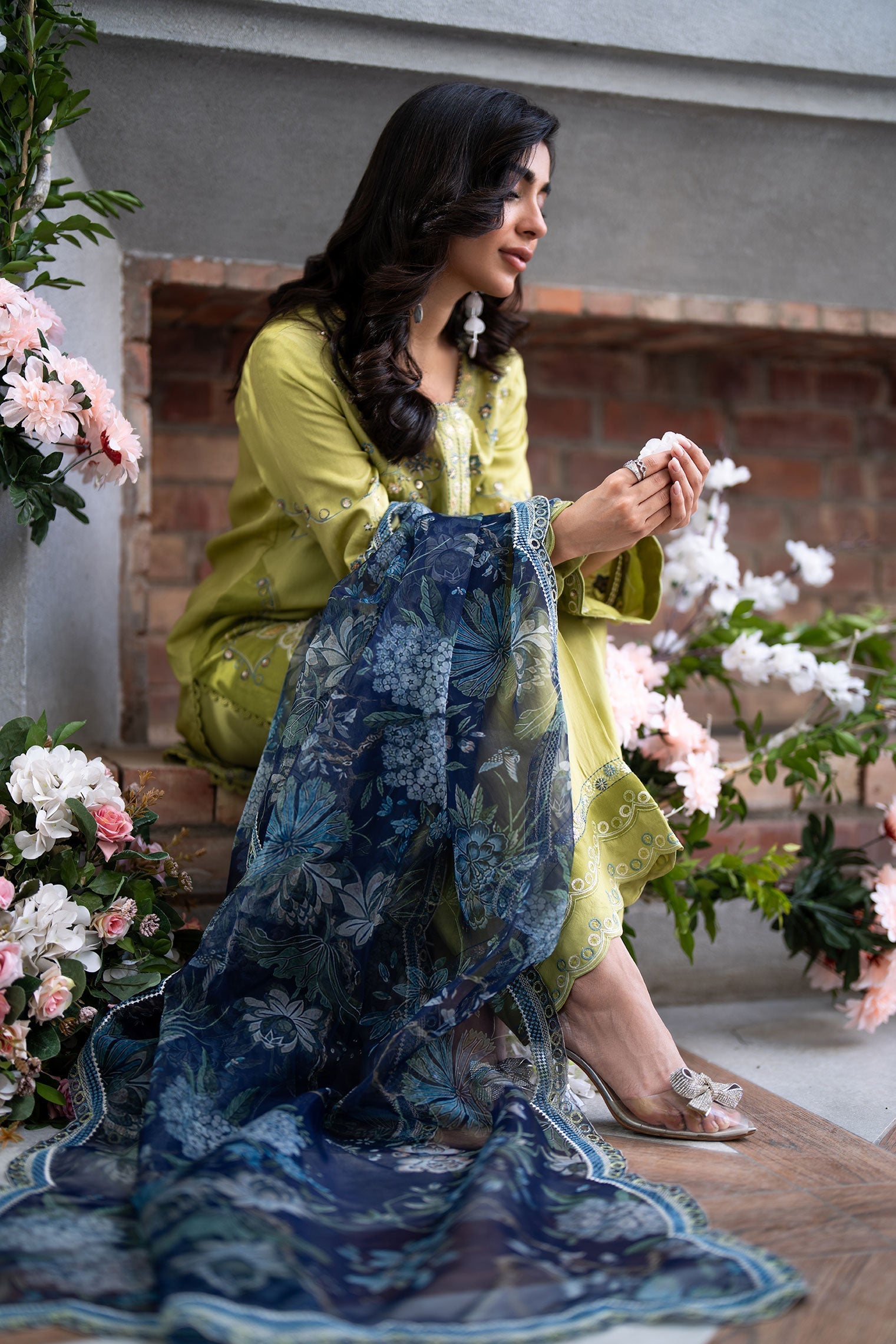 Dhanak | SS 25 Luxury Pret | SS25DL-0318 - Ladies Clothes - Maria Faisal