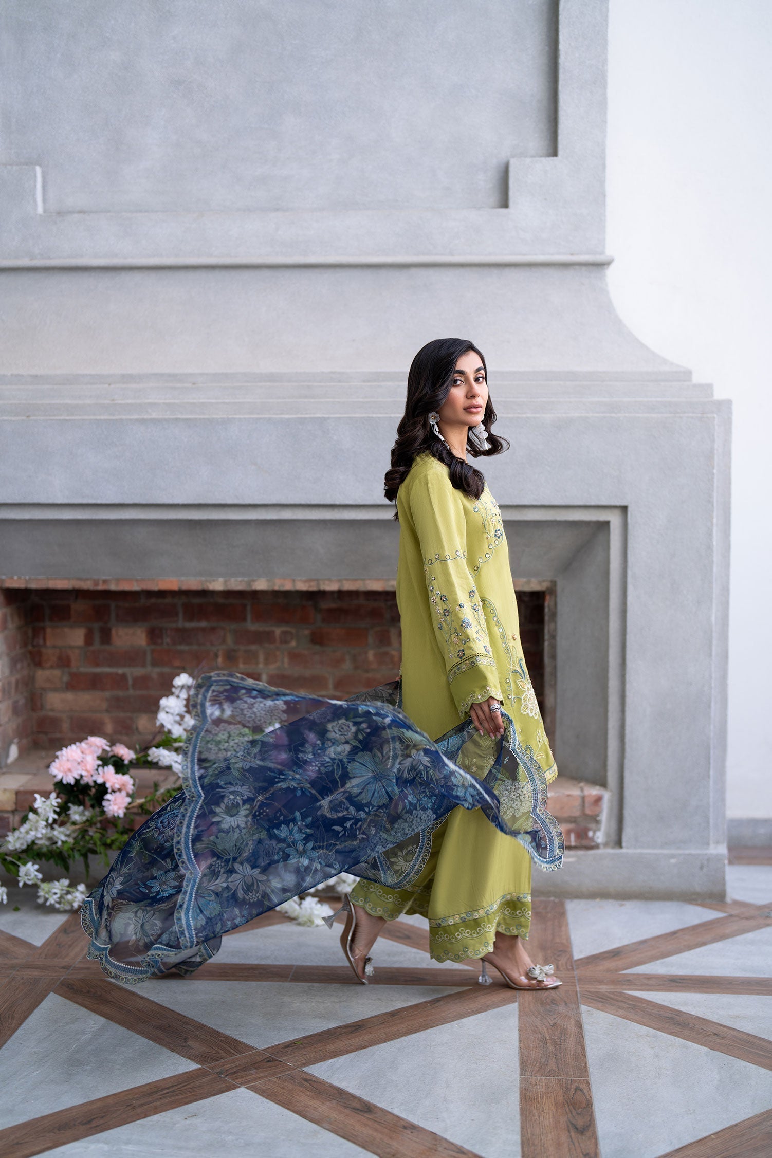 Dhanak | SS 25 Luxury Pret | SS25DL-0318 - Ladies Clothes - Maria Faisal