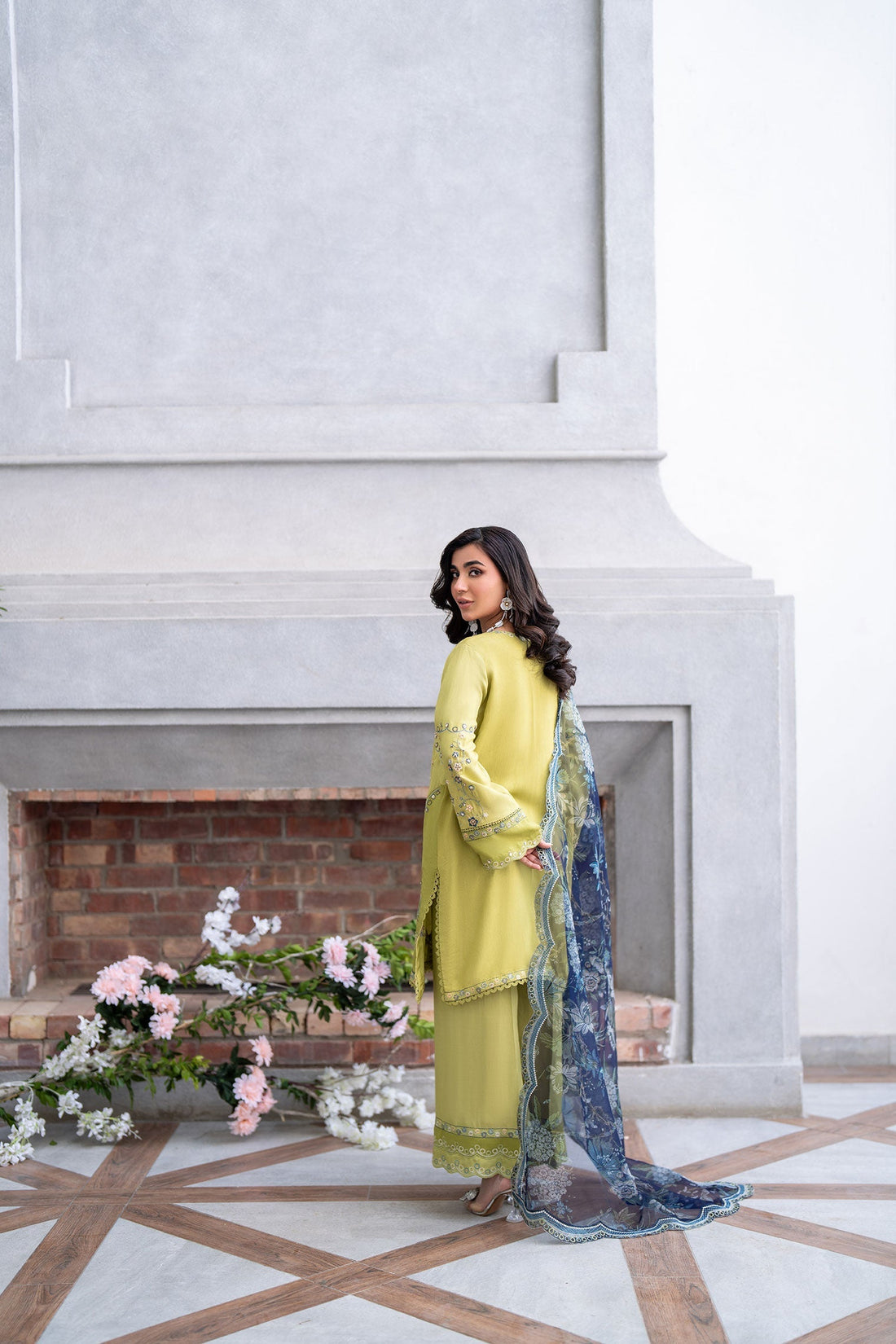 Dhanak | SS 25 Luxury Pret | SS25DL-0318 - Ladies Clothes - Maria Faisal