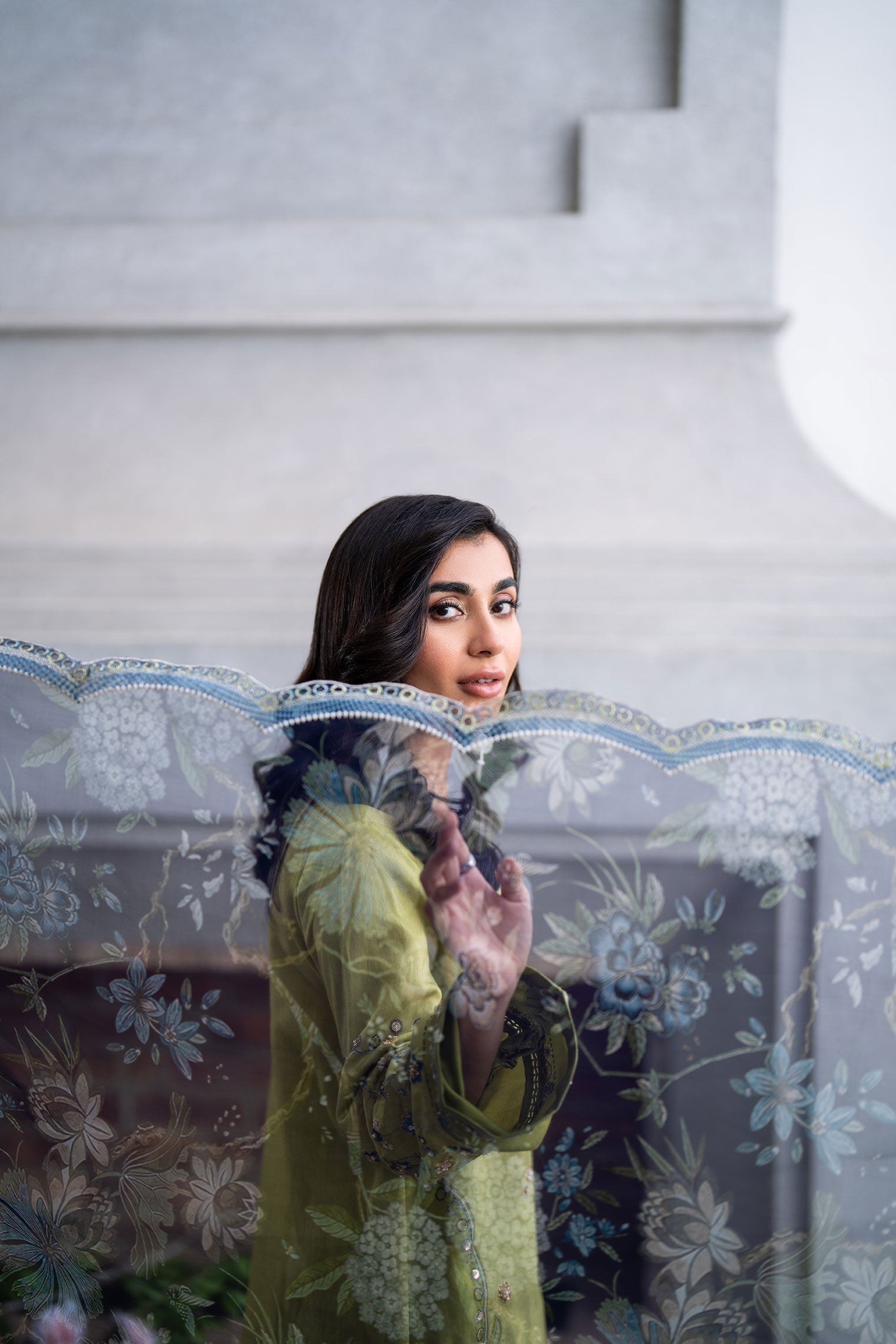 Dhanak | SS 25 Luxury Pret | SS25DL-0318 - Ladies Clothes - Maria Faisal