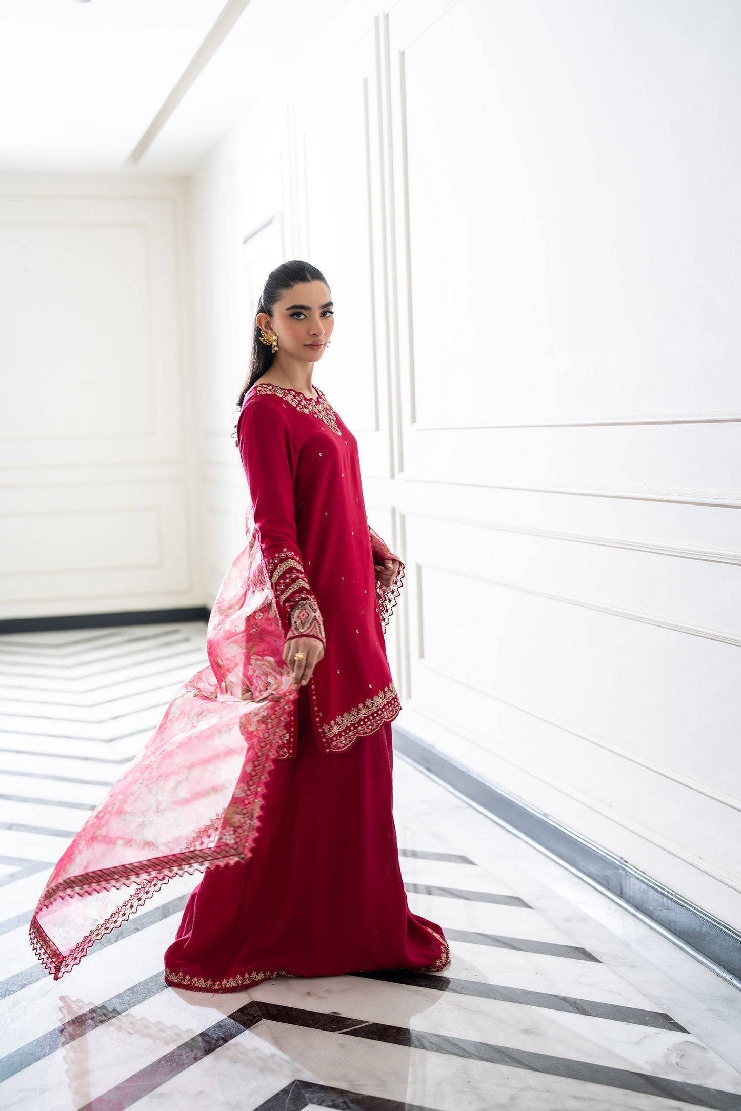 Dhanak | SS 25 Luxury Pret | SS25DL-0319 by Maria Faisal - Registered Vendor of : Dhanak - type : Ladies Clothes - 100% original wedding dresses