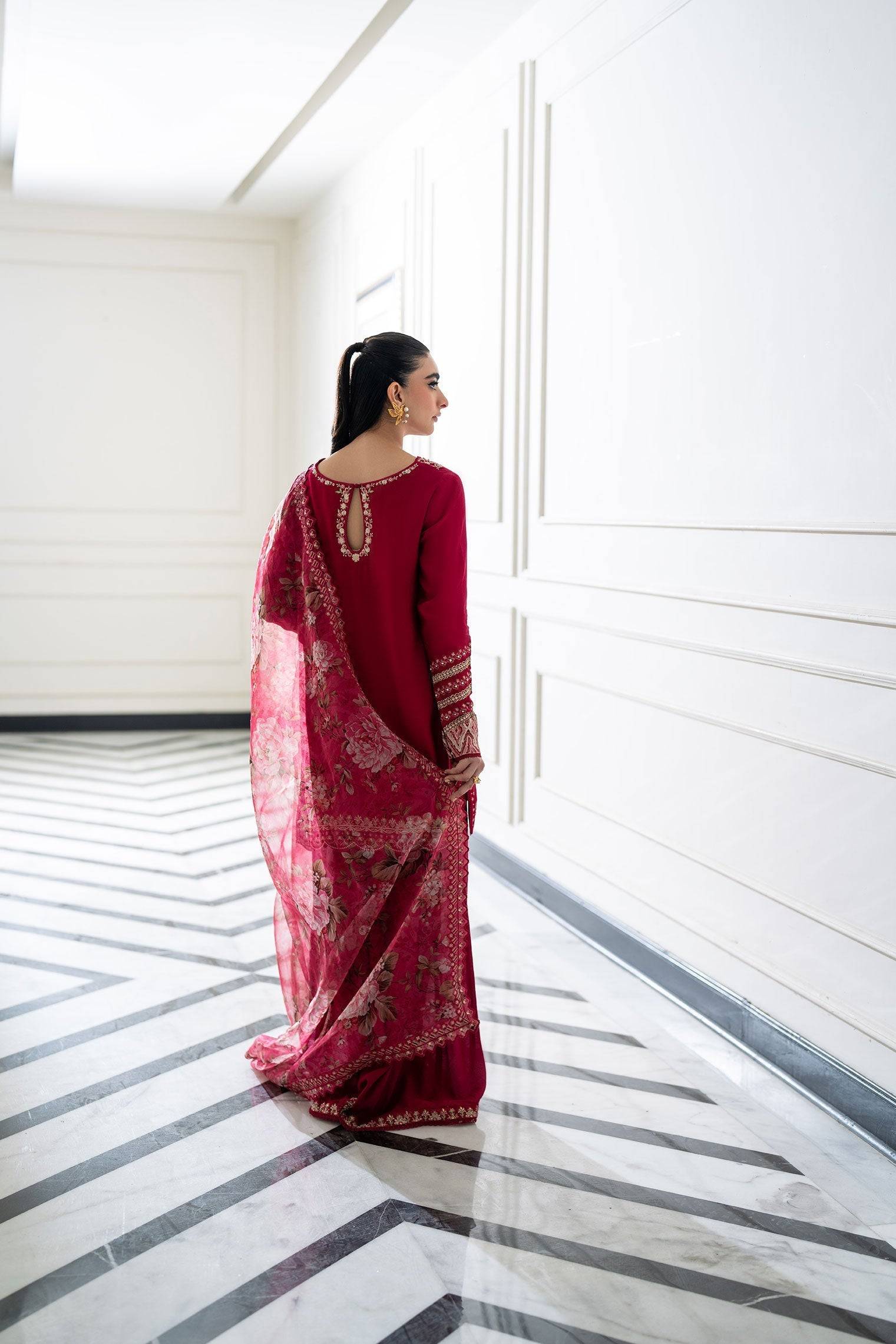 Dhanak | SS 25 Luxury Pret | SS25DL-0319 by Maria Faisal - Registered Vendor of : Dhanak - type : Ladies Clothes - 100% original wedding dresses