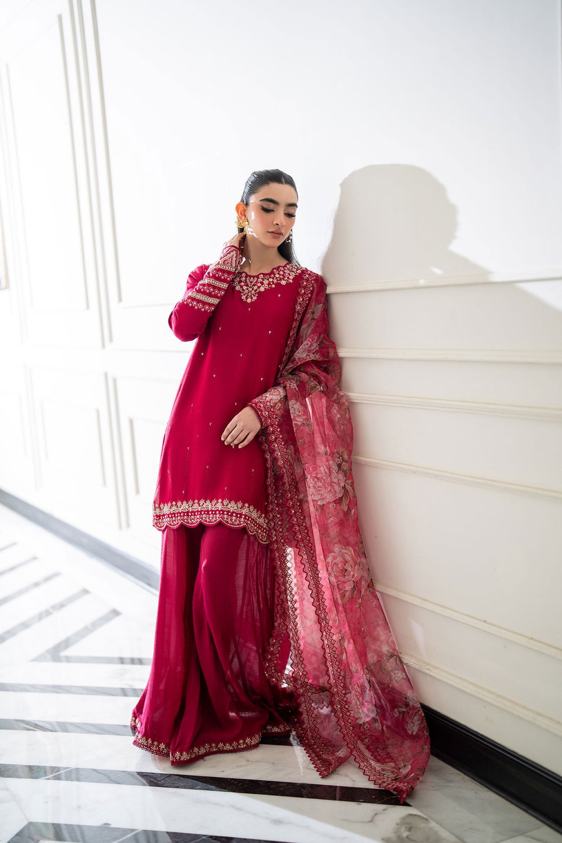 Dhanak | SS 25 Luxury Pret | SS25DL-0319 - Ladies Clothes - Maria Faisal
