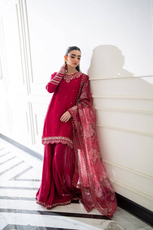 Dhanak | SS 25 Luxury Pret | SS25DL-0319 by Maria Faisal - Registered Vendor of : Dhanak - type : Ladies Clothes - 100% original wedding dresses